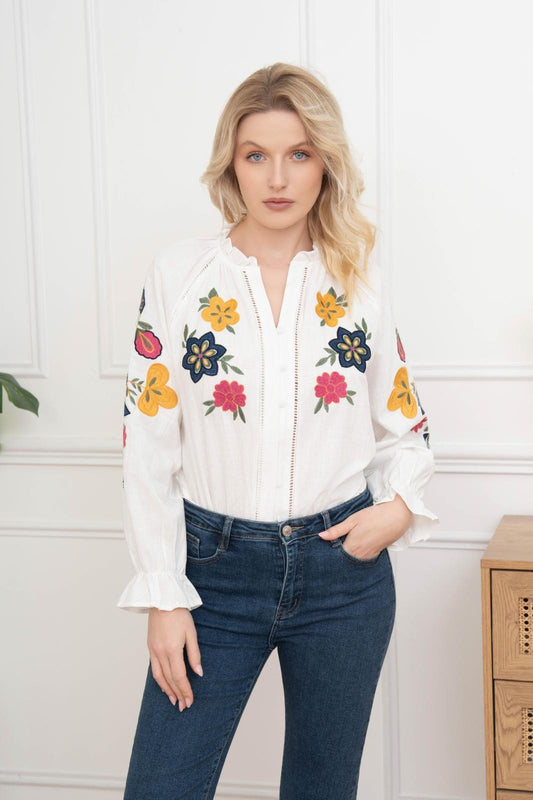 Blouse Bohème Brodée