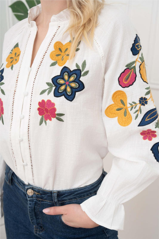 Blouse Bohème Brodée